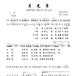 月光草_歌谱投稿_词曲:星出而作 邓雨贤