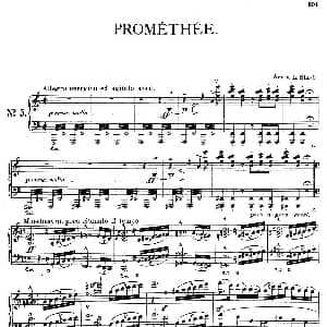 Prometheus S.99 钢琴谱 弗兰茨 李斯特