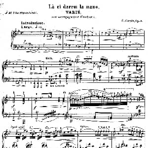 降B大调莫扎特主题变奏曲 Op.2 钢琴谱 肖邦 chopin