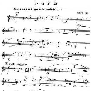 小协奏曲 单簧管