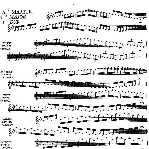 萨克斯谱 | 五线谱音阶练习 P18 22