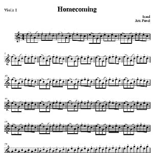 小提琴谱 | homecoming 回家