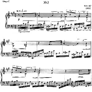 斯克里亚宾8首钢琴练习曲 Op42 钢琴谱 斯克里亚宾