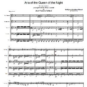 莫扎特 夜之女王的咏叹调_歌谱投稿_词曲: 莫扎特