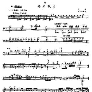 浔阳夜月 三弦 肖剑声改编