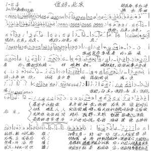 你好,北京_歌谱投稿_词曲:胡贵春 张艺军