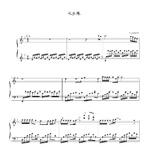 来生缘 钢琴谱 blueman