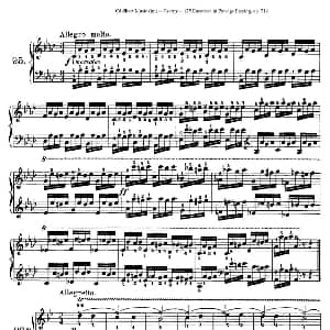 125 Exercises in Passage Playing Op.261 钢琴谱 车尔尼