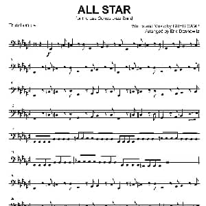 ALL STAR 4支长号分谱