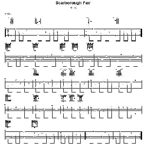 Scarborough Fair 吉他谱