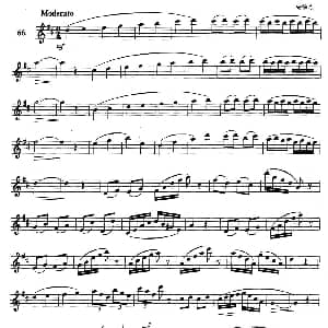 萨克斯谱 | 萨克斯练习曲合集 2—66 安德森