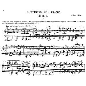 12 Etudes for Piano 钢琴谱 威廉 博尔科姆