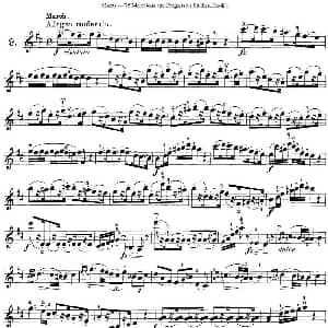 小提琴谱 | 马扎斯小提琴练习曲 Op.36 第一册 特殊练习曲 9