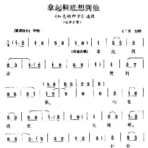 淮剧 拿起鞋底想到他 红色的种子 张素贞唱段 王兰英