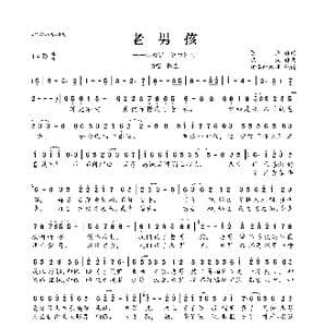 老男孩_歌曲简谱_词曲:陈立 晓枫