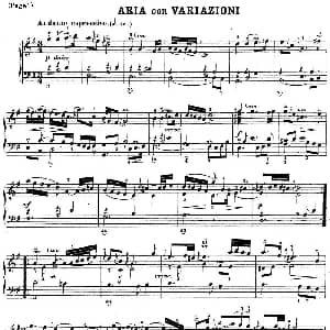 哥德堡变奏曲 巴赫 Goldberg Variationen BWV988 钢琴谱 哥德堡