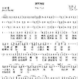 蔚蓝海岸_歌曲简谱_词曲:娇子陌 范春华