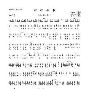 眇眇赤松_歌曲简谱_词曲:Mystery Sabrina