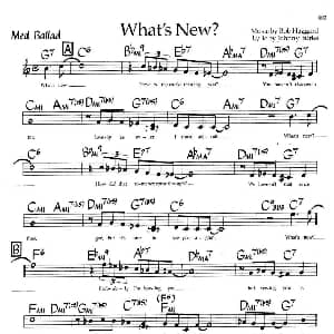 What's New? 钢琴谱