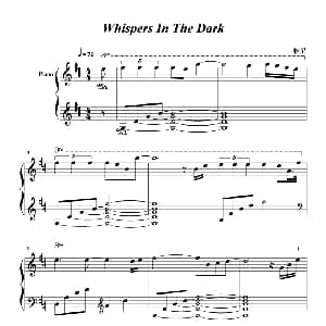 Whispers In The Dark 钢琴谱 雅尼