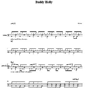 Buddy Holly 鼓谱