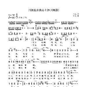 川江流在我心上_歌曲简谱_词曲:袁龙 袁龙