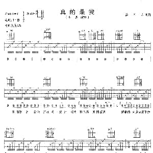 真的是我 吉他谱 齐秦 姜圣民 姜圣民