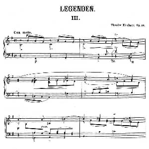 Legenden Op.18 钢琴谱 狄奥多 柯希纳