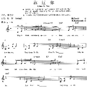 电子琴谱 | 靠近你 Close To You