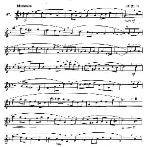 萨克斯谱 | 萨克斯练习曲合集 2—67 拉库尔