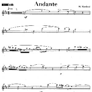 萨克斯谱 | Andante M Marchesi作曲版 M Marchesi