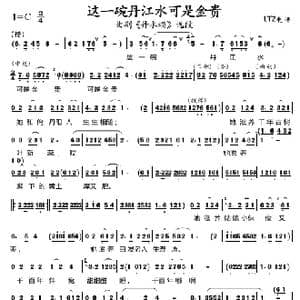 这一晚丹江水可是金贵_歌谱投稿