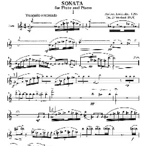 长笛曲谱 | Sonata