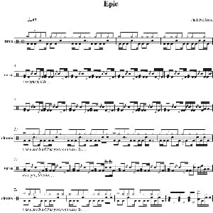 Faith No More Epic 爵士鼓谱