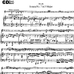 小提琴谱 | Violin Sonata No.7 in F Major 小提琴 钢琴伴奏