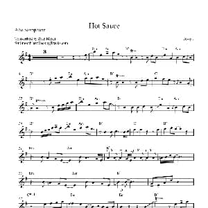 萨克斯谱 | Hot Sauce 中音萨克斯