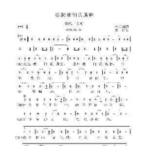 挺起我们的胸膛_歌谱投稿_词曲:杜万国 虞淙