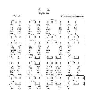 火把лучина_歌曲简谱_词曲: 俄罗斯民歌