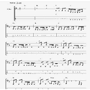 CNBLUE 孤独啊 贝司谱