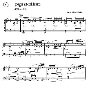手风琴谱 | Piazzolla合集 6 Pigmalion 皮亚佐拉