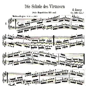 School of the Virtuoso Op.365 钢琴谱 卡尔 车尔尼