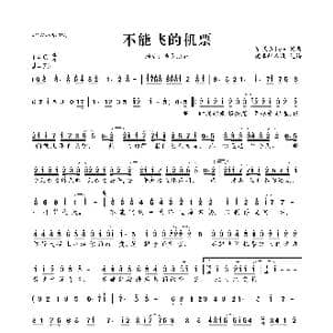 不能飞的机票_歌曲简谱_词曲:夏天Alex 夏天Alex