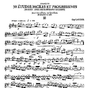 萨克斯谱 | Guy Lacour 50 首萨克斯练习曲之50 Guy Lacour