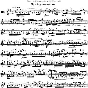 小提琴谱 | 马扎斯小提琴练习曲 Op.36 第二册 华丽练习曲 33