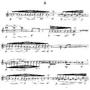 萨克斯谱 | 15首现代派练习曲 8 迪朗哥