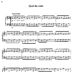 Quel che resta 钢琴谱 Ludovico Einaudi