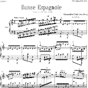 Danse Espagnole 钢琴谱