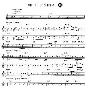 萨克斯谱 | Jazz Patterns For Improvisation Bb Frank Mantooth 14