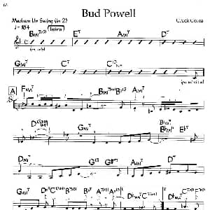 Bud Powell 钢琴谱