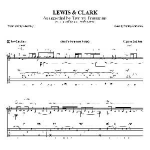 tommy emmanuel lewis and clark 吉他谱